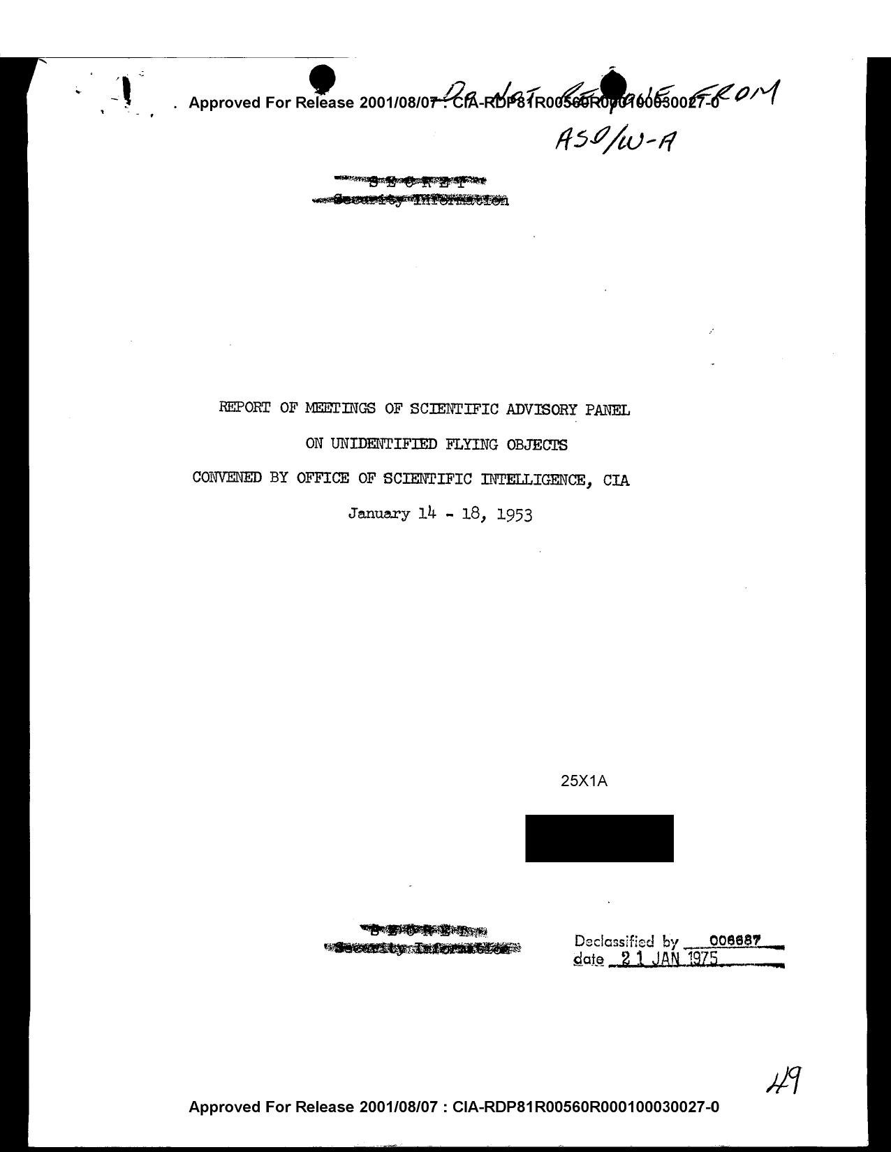 Robertson Panel report, cover (Jan 1953)