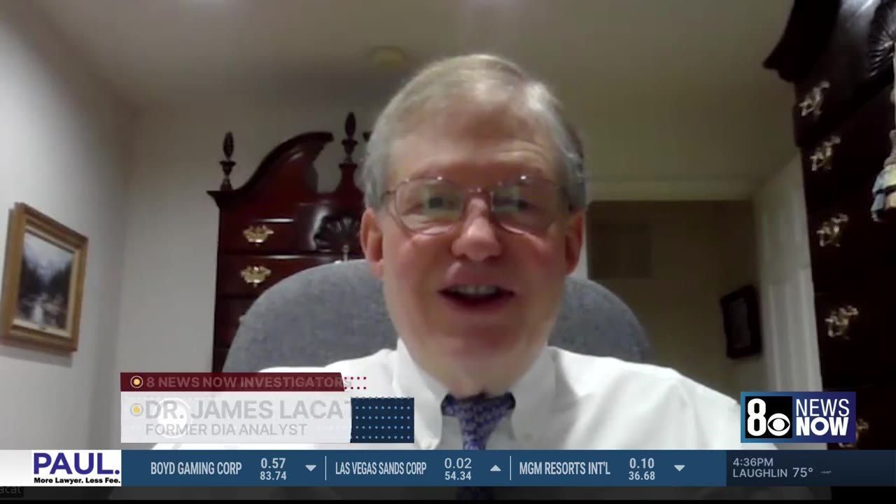 Frame at 0:59 of: KLAS / Mystery Wire: Lacatski on the program
