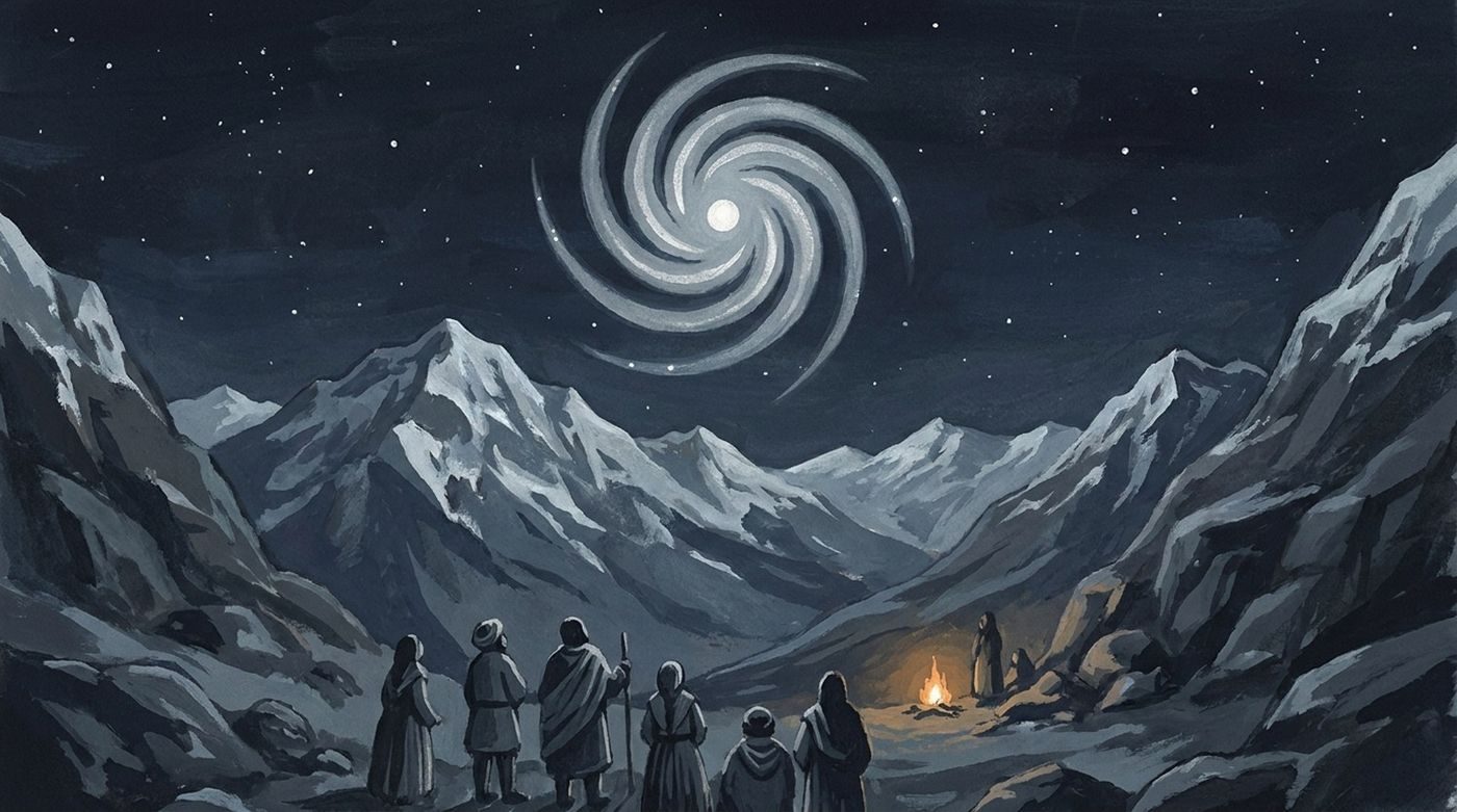 From the accounts: a point of light grew into a huge silver spiral over western China on 24 July 1981.