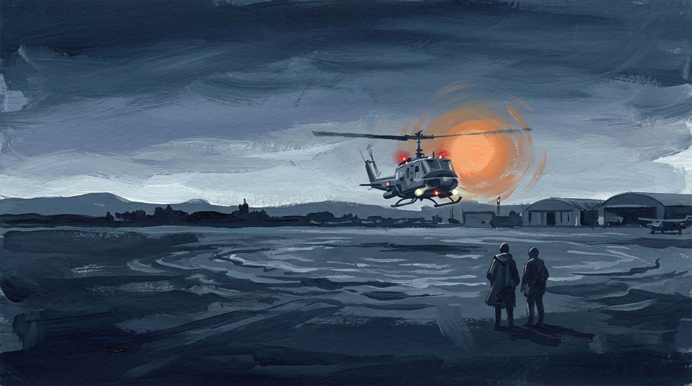 From the accounts: a fast orange sphere flew right behind a helicopter on a night exercise at Cagliari-Elmas, 27 October 1977.