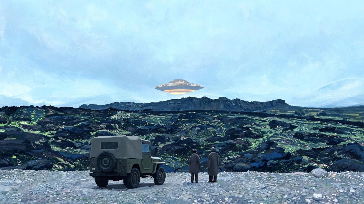 A disc over an Icelandic lava field (August 1954), the case behind the 468th CIC Detachment report.