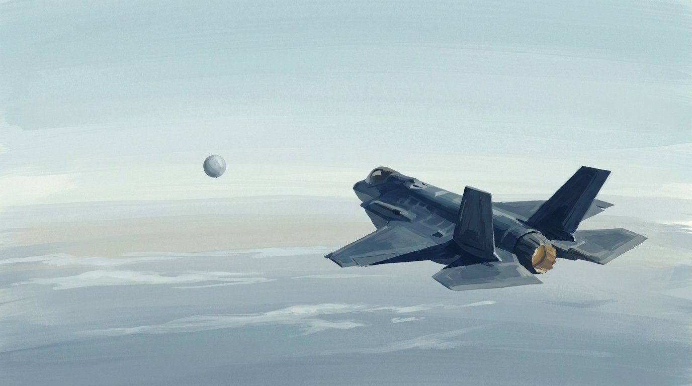 A balloon-like object held in a weapons-quality track at 31,000 ft (illustration).