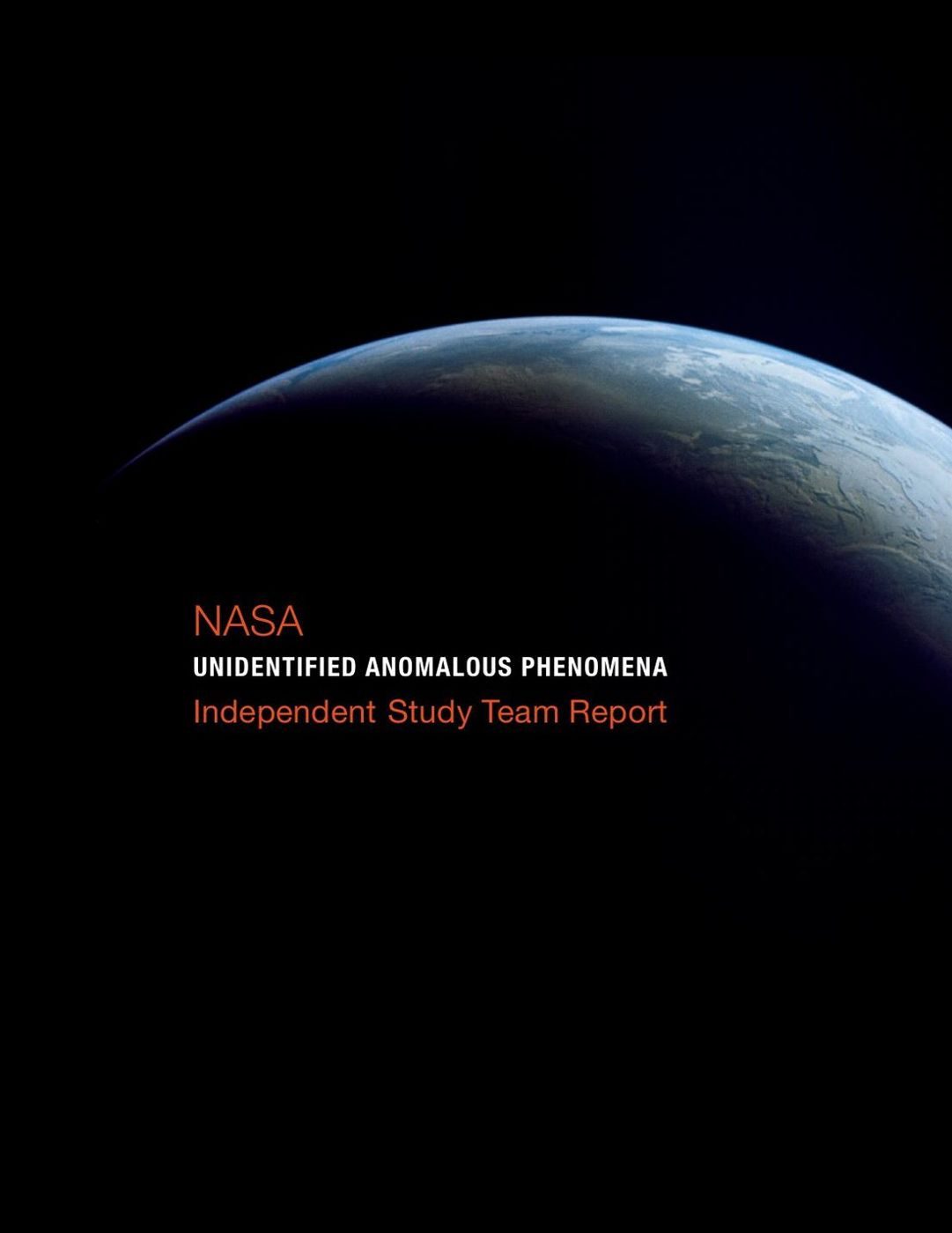 Cover: NASA "Unidentified Anomalous Phenomena: Independent Study Team Report", 14 September 2023.