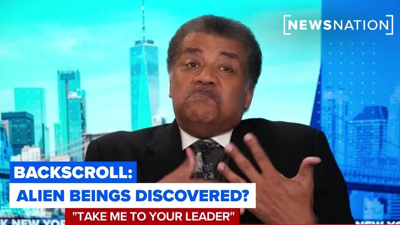 NewsNation Backscroll: 'New alien claims and big questions'.