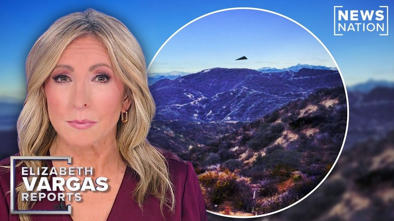 Video thumbnail of NewsNation's Elizabeth Vargas Reports segment on black triangles and PURSUE Release 07.