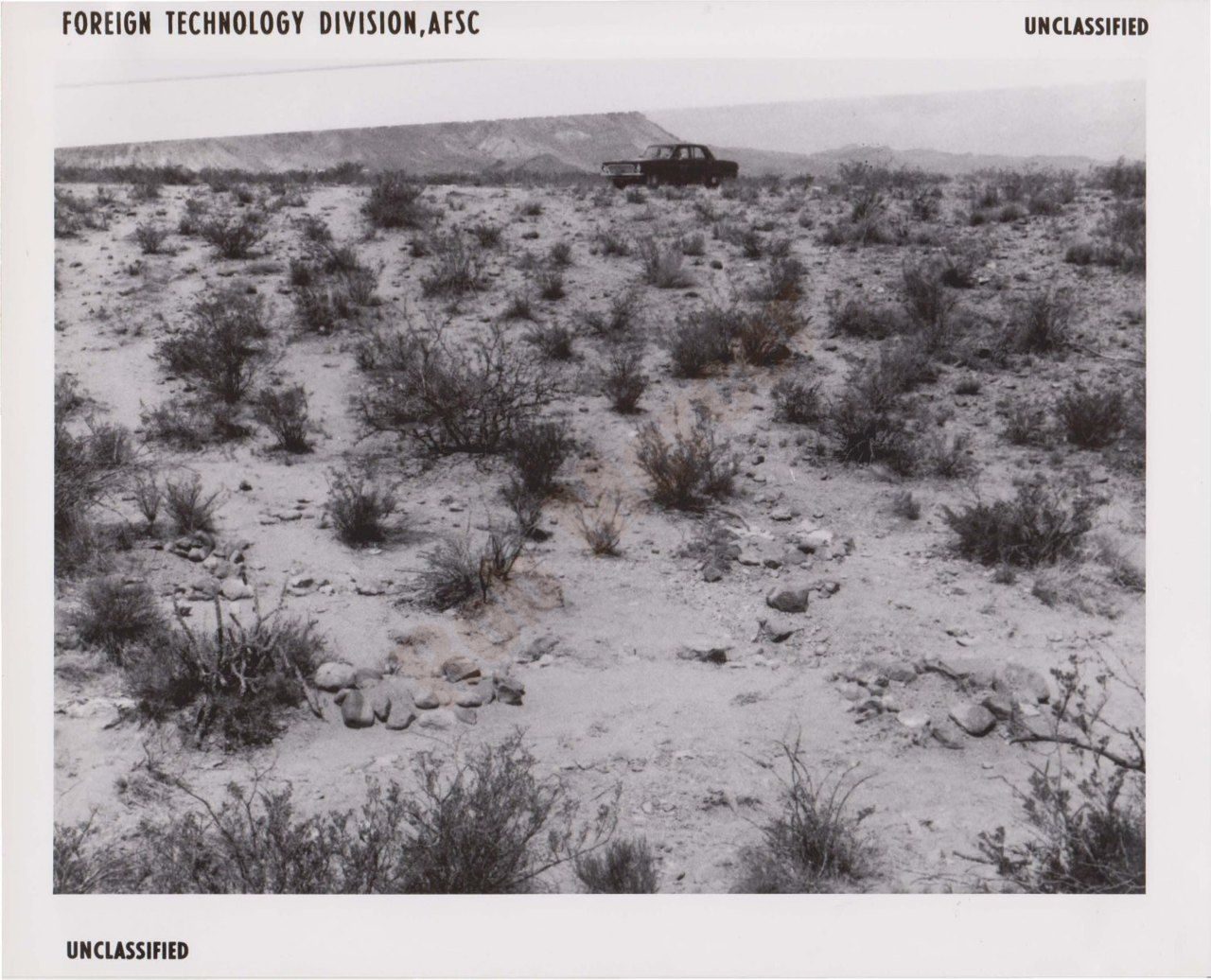 Landing site, April 1964 (Air Force photo)