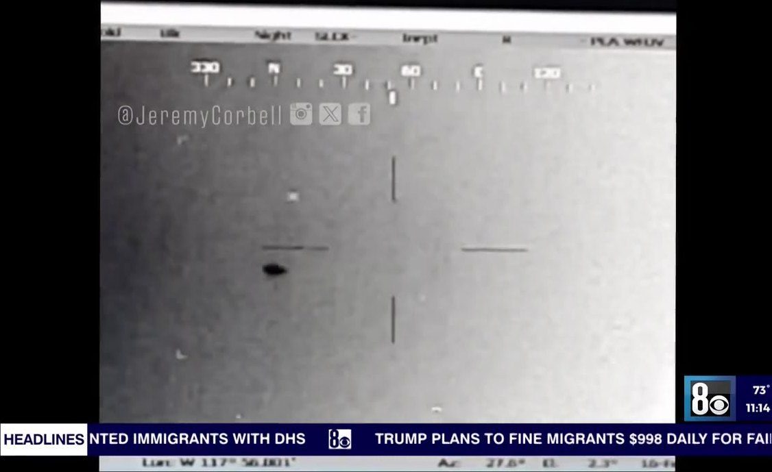 Frame at 0:02 of: USS Jackson SAFIRE thermal video, 15 Feb 2023 (excerpt, as broadcast)