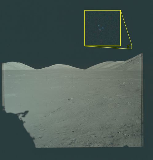 Apollo 17 Triangular Three-Dot Anomaly Photo