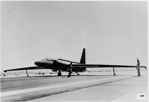 U-2 on a landing strip (CIA photo)