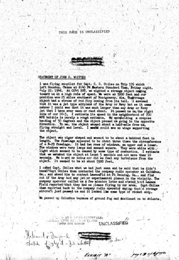 Whitted's written statement (1948)