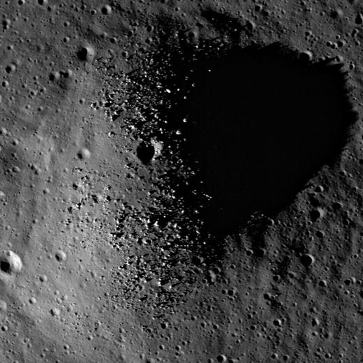 A Compton-Belkovich dome at low Sun (LROC NAC)