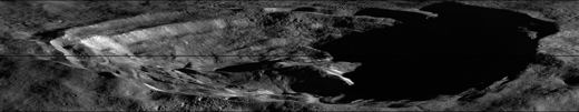 LROC NAC M1224964518 L+R: De Forest crater, oblique (2016)