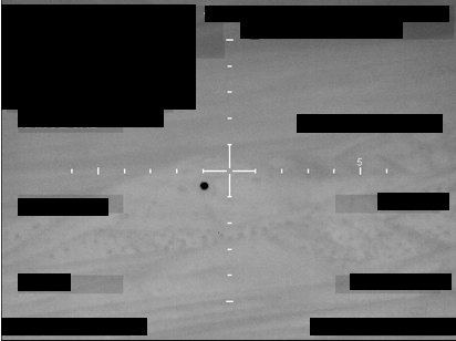 FBI Photo A6, Dark Circle in Reticle