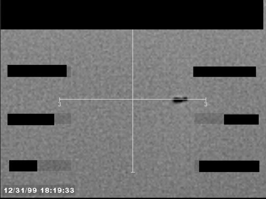 FBI Photo B23, Dark Elongated Object (FBI still B23)