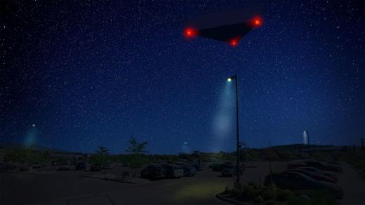 FBI rendering of the red-lit triangle near Colorado Springs (2023)