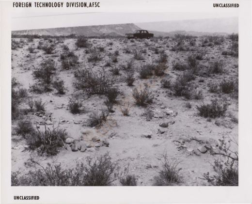 Landing site, April 1964 (Air Force photo)