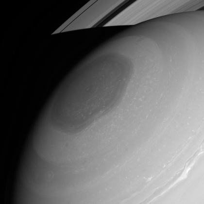 Cassini red light, 2013: a meandering jet