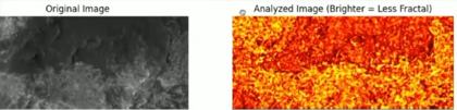 Reality Check with Max Derakhshani, 1:19:45. Fractal analysis of ESP_012945_1450.