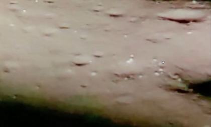 Reality Check with Max Derakhshani, 1:23:50. Blue Ghost: boulders in front of the glow cast no shadow toward the camera.