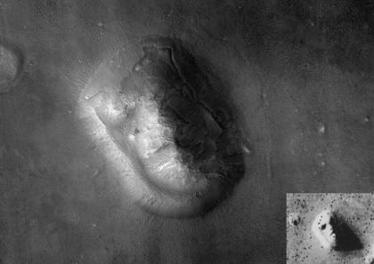 The Viking view with an inset of the face.
