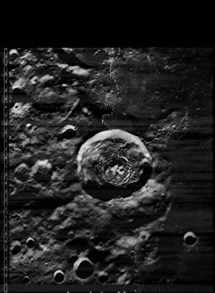 Lunar Orbiter V frame 168 M near Vitello, which Swann also cites (NASA/LPI).