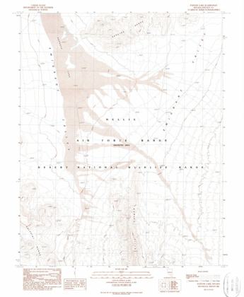 The whole 1989 Papoose Lake provisional sheet.