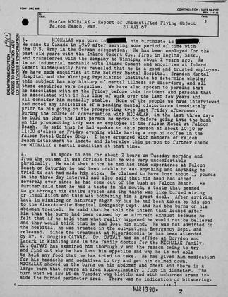 RCMP "D" Division G.I.S. report, 26 May 1967 (mirror copy) · page 2 of 5