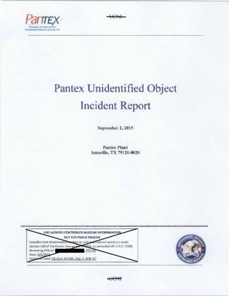 DOE-UAP-D005, Pantex Unidentified Object Incident Report (source: war.gov PURSUE; read via mirror) · page 2 of 7