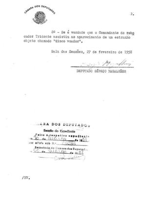 Câmara dos Deputados RIC 2957/1958 (mirror) · page 2 of 3