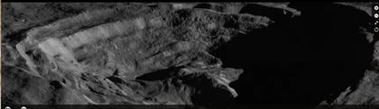 LROC NAC M1224964518: De Forest crater (oblique)