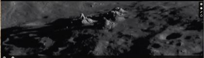 LROC NAC M1224964518: De Forest crater (oblique)