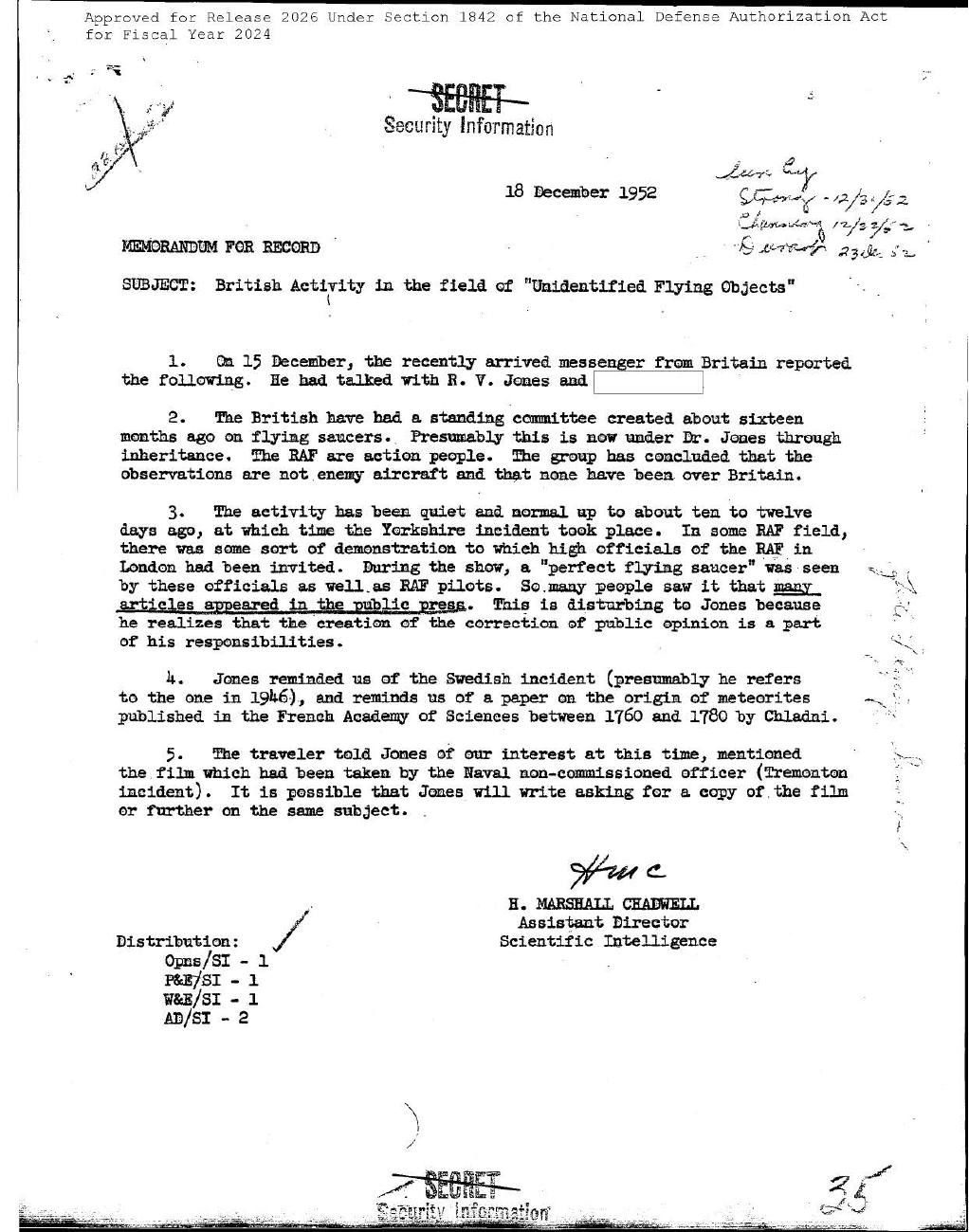 CIA-UAP-014 · page 1 of 2