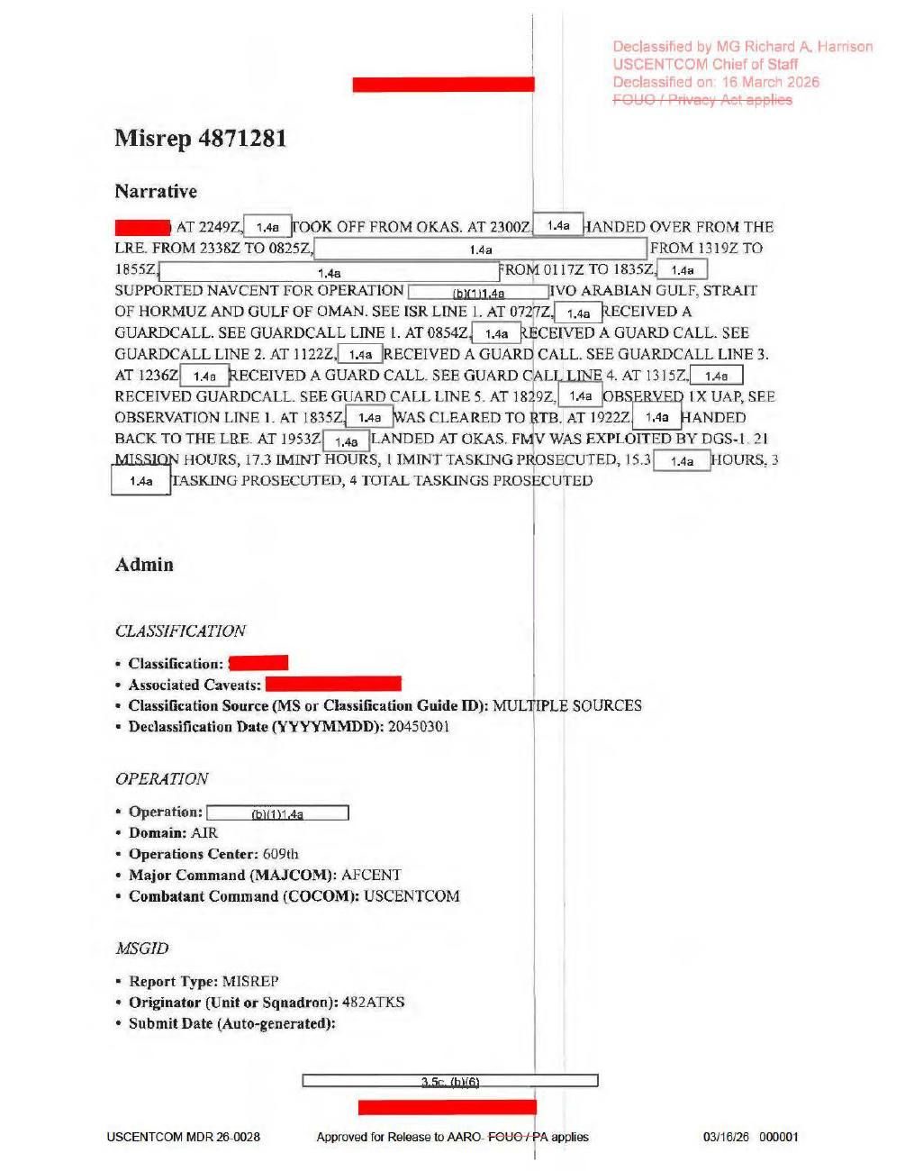 DOW-UAP-D63 · page 1 of 8